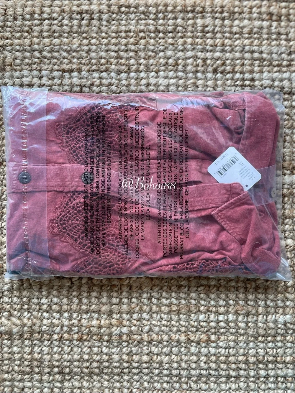 NWT Free People We The Free Luca Tee Button Down Top